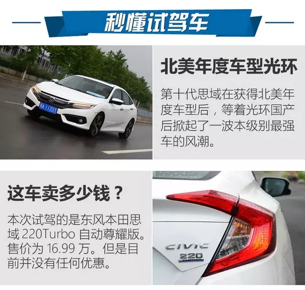 憑什么叫神車？ 本田思域220Turbo試駕